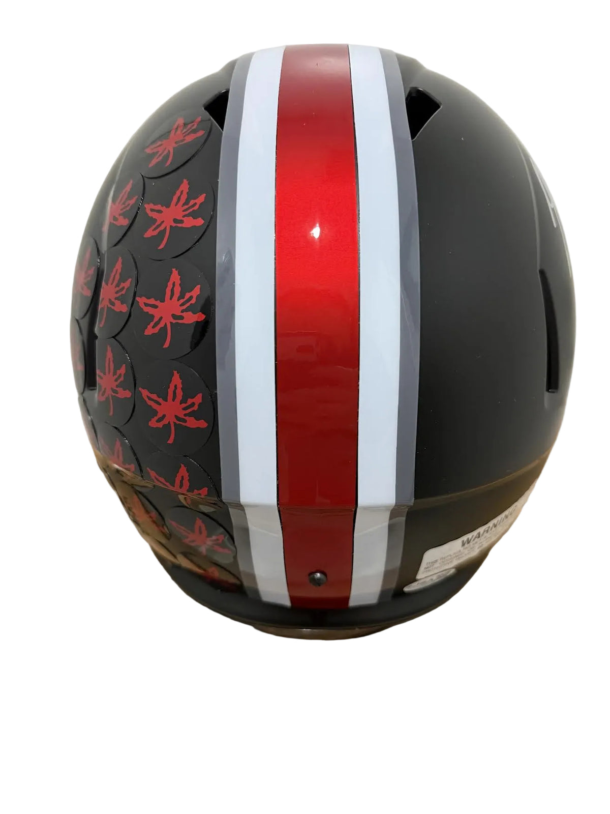Brock Boyd Autographed “White Lightning” Ohio State Black Full Size Helmet JSA