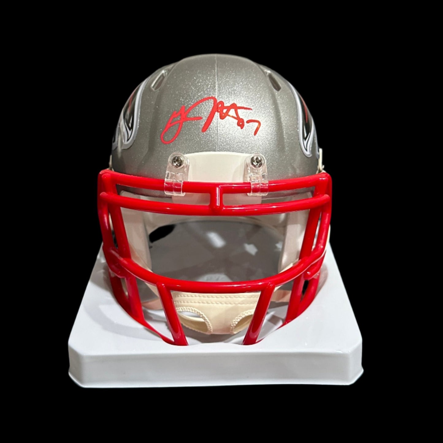 Grady Jarrett Signed Falcons Flash Mini Helmet BAS Auth