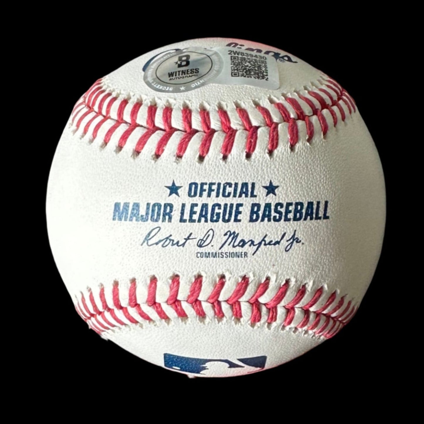 Lawrence Butler Autographed Signed Rawlings Major League Baseball BAS Auth