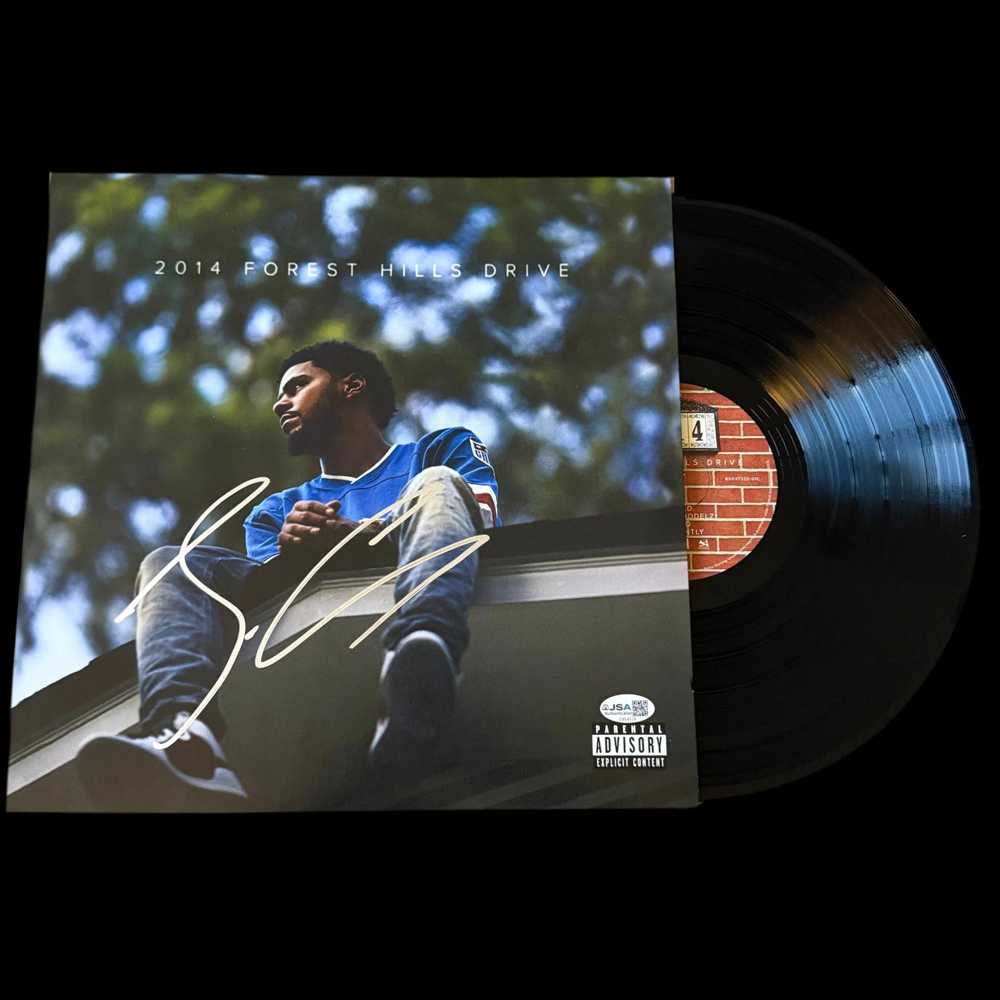 J. Cole Signed Autographed 2014 Forest Hills Drive Vinyl JSA Auth