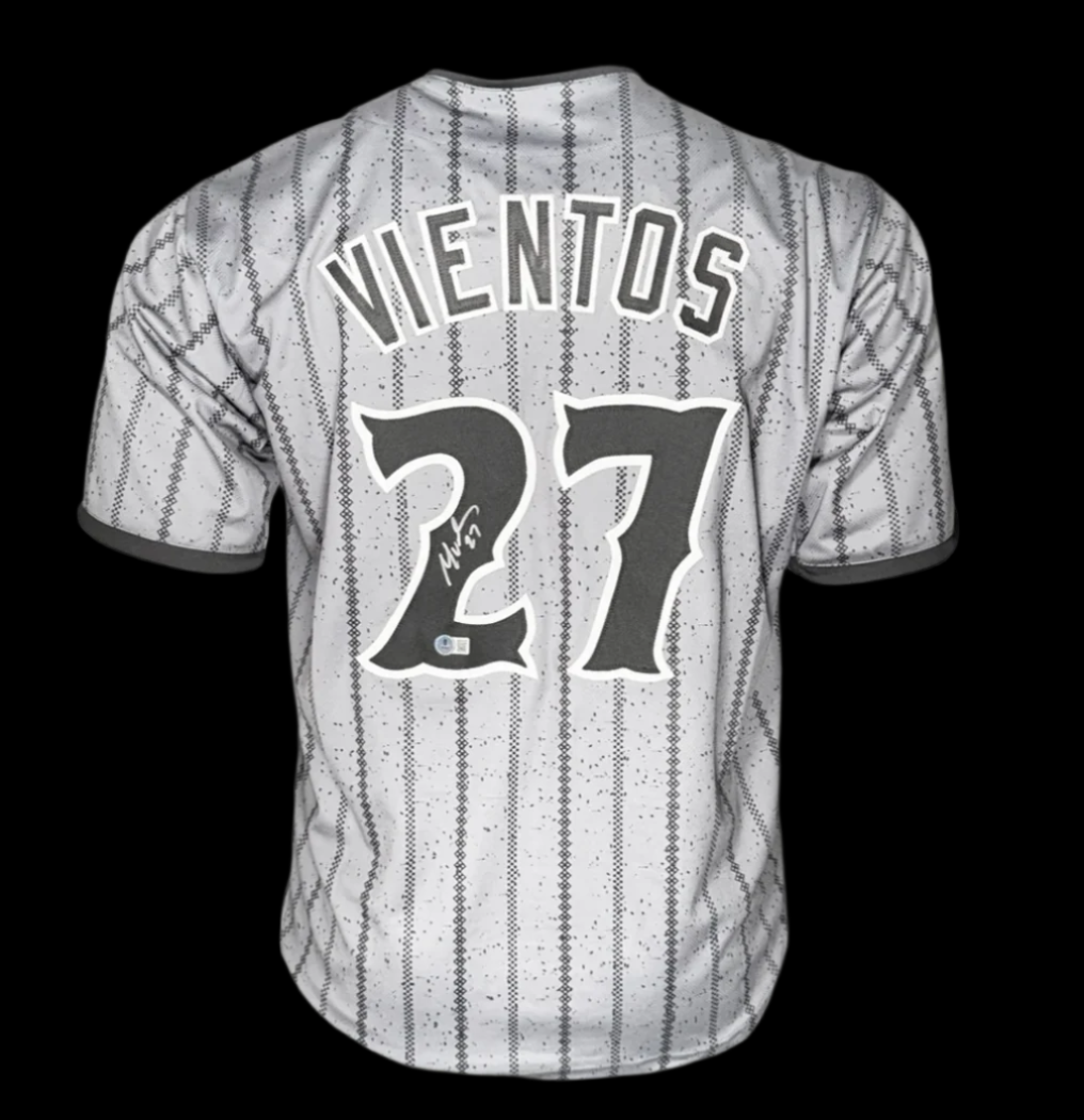 Mark Vientos Autographed Signed Mets City Connect Custom Jersey BAS Auth