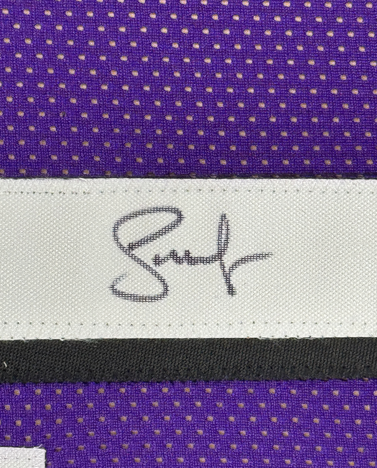 Framed Autographed/Signed Steve Nash 35x39 Phoenix Purple Basketball Jersey Beckett BAS COA