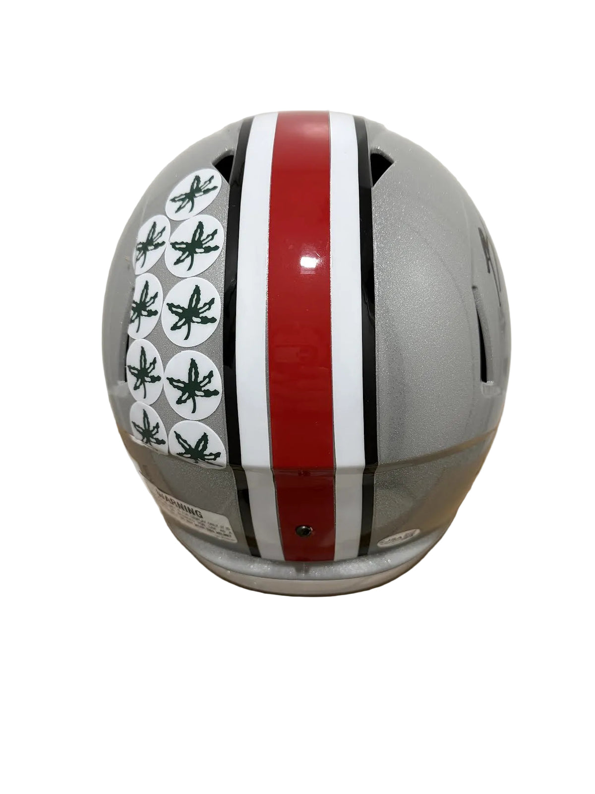 Brock Boyd Signed Ohio State Speed Full Size Helmet "White Lightning" JSA Auth