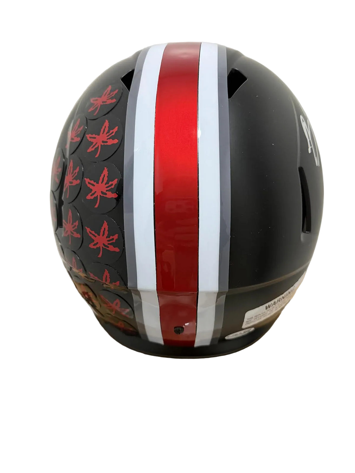 Brock Boyd Autographed “OH-IO” Ohio State Black Full Size Helmet JSA