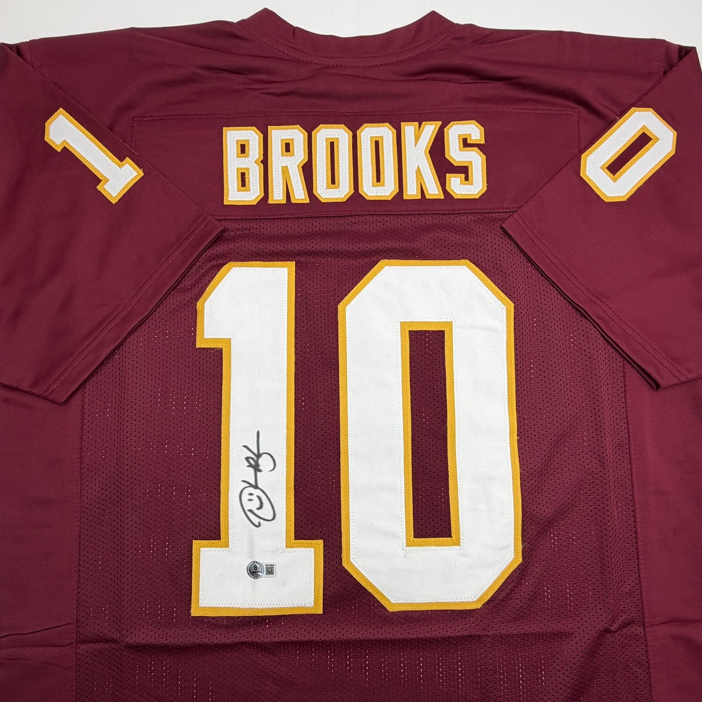 Autographed/Signed Derrick Brooks Florida State FSU Maroon College Football Jersey Beckett BAS COA