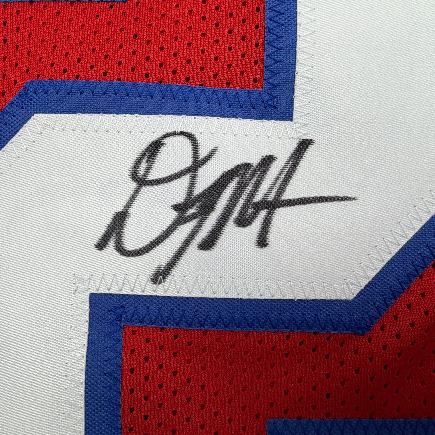 Autographed/Signed DJ D.J. Moore Buffalo Red Football Jersey PSA/DNA COA