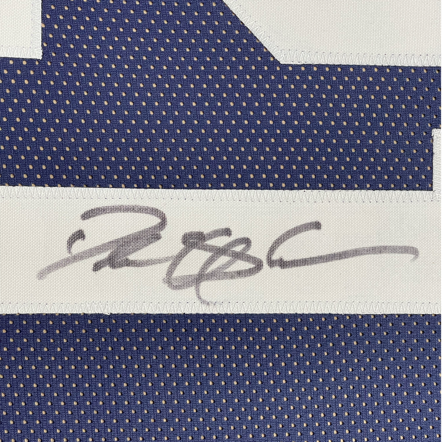 Framed Autographed/Signed Deion Sanders 35x39 Dallas Thanksgiving Day Football Jersey Beckett BAS COA