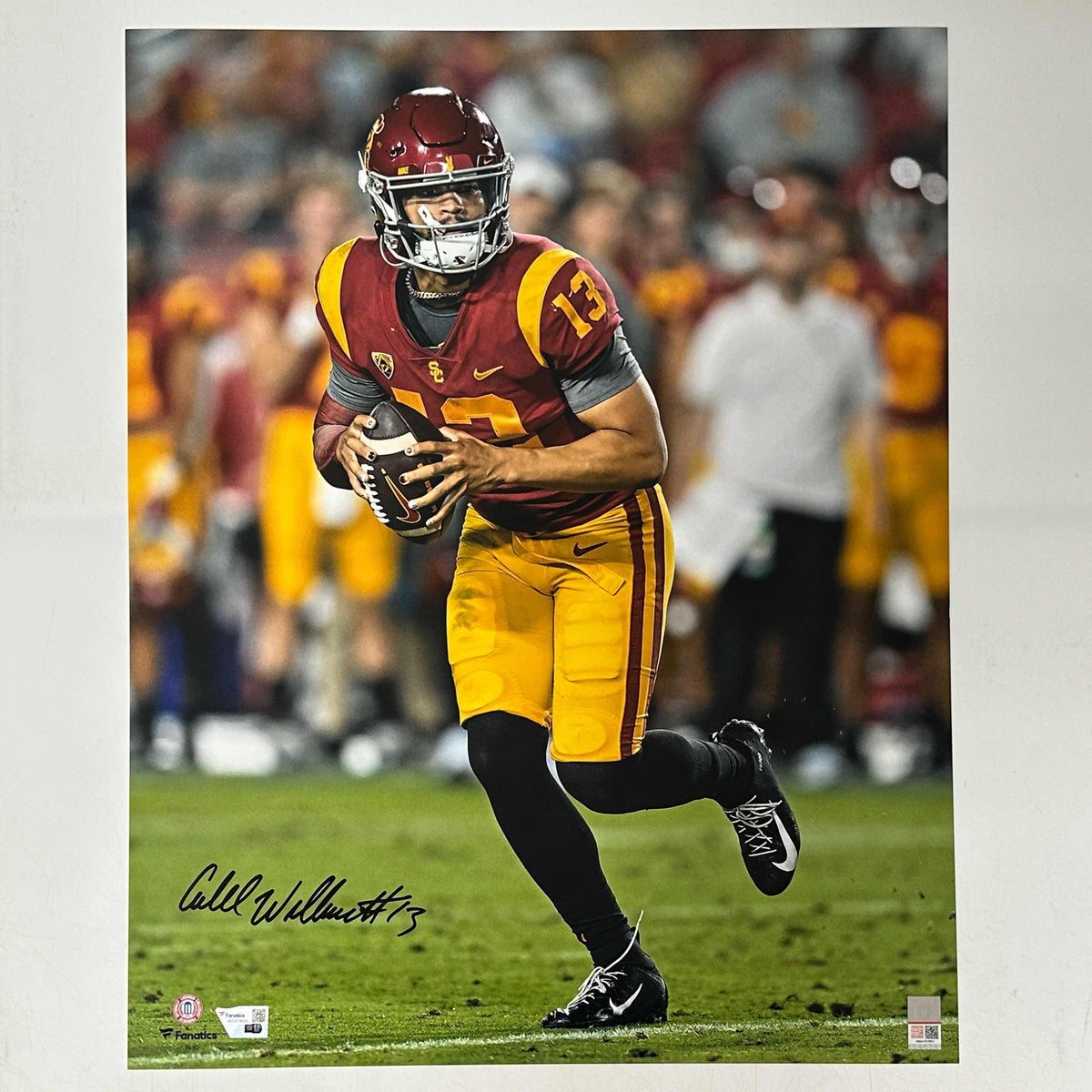 Autographed/Signed Caleb Williams USC Trojans 16x20 College Football Photo Fanatics COA