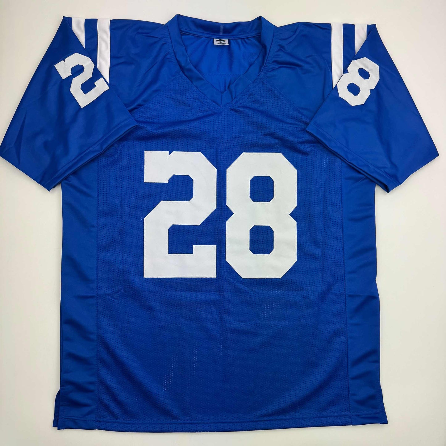 Autographed/Signed Jonathan Taylor Indianapolis Blue Football Jersey JSA COA