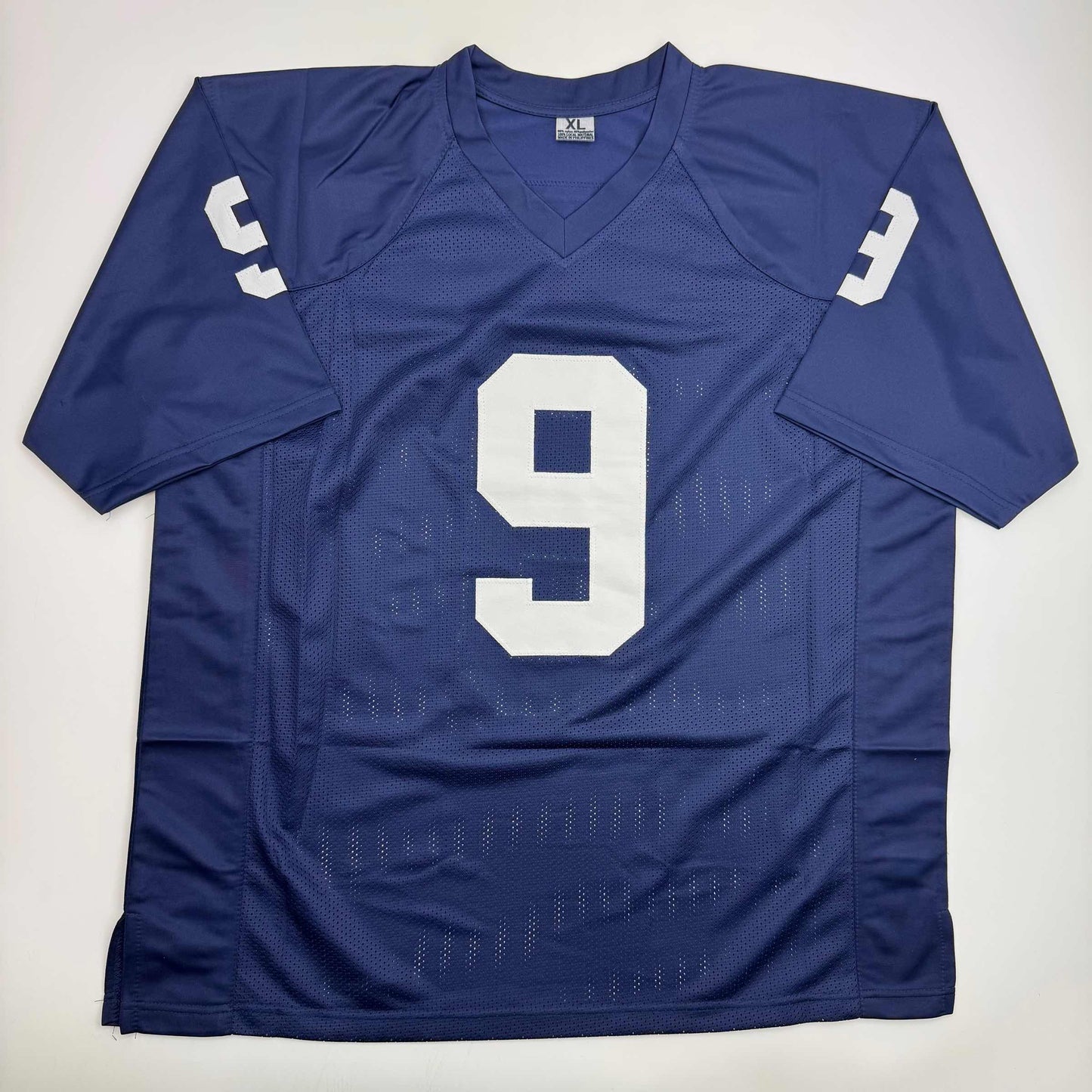 Autographed/Signed Joey Porter Jr. Penn State Blue College Football Jersey Beckett BAS COA