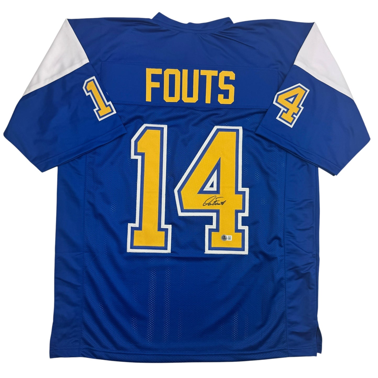 Autographed/Signed Dan Fouts San Diego Royal Blue Football Jersey JSA COA