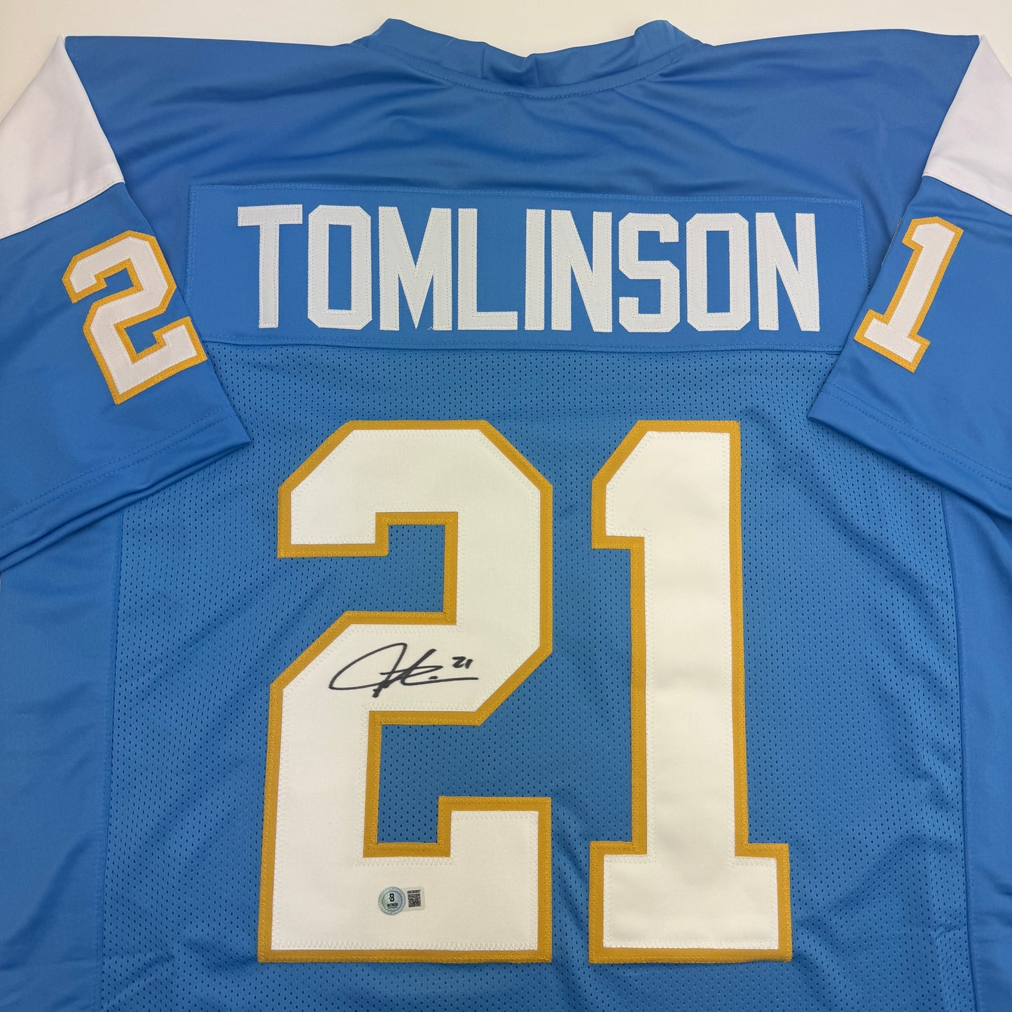 Autographed/Signed LaDainian Tomlinson San Diego Powder Blue Football Jersey JSA COA