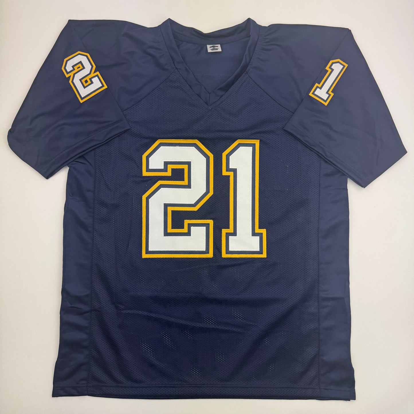 Autographed/Signed LaDainian Tomlinson San Diego Dark Blue Football Jersey JSA COA