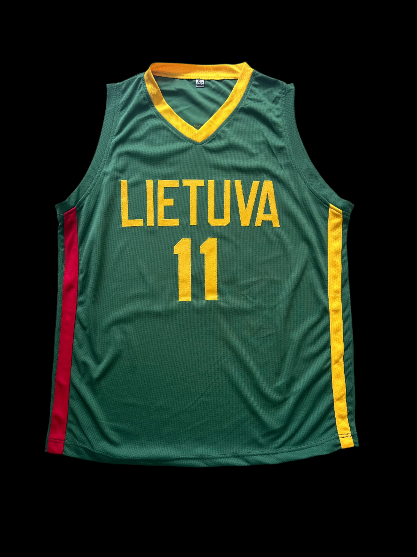 Domantas Sabonis Signed Lithuania Jersey BAS Auth