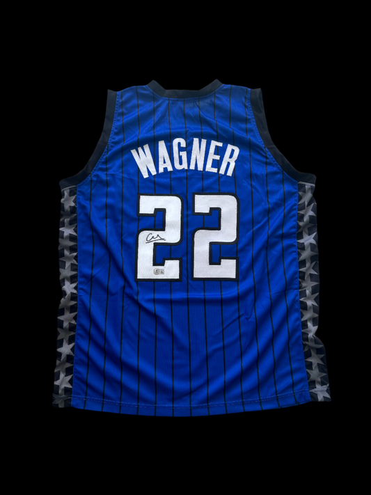 Franz Wagner Signed Orlando Magic Blue Jersey BAS Auth