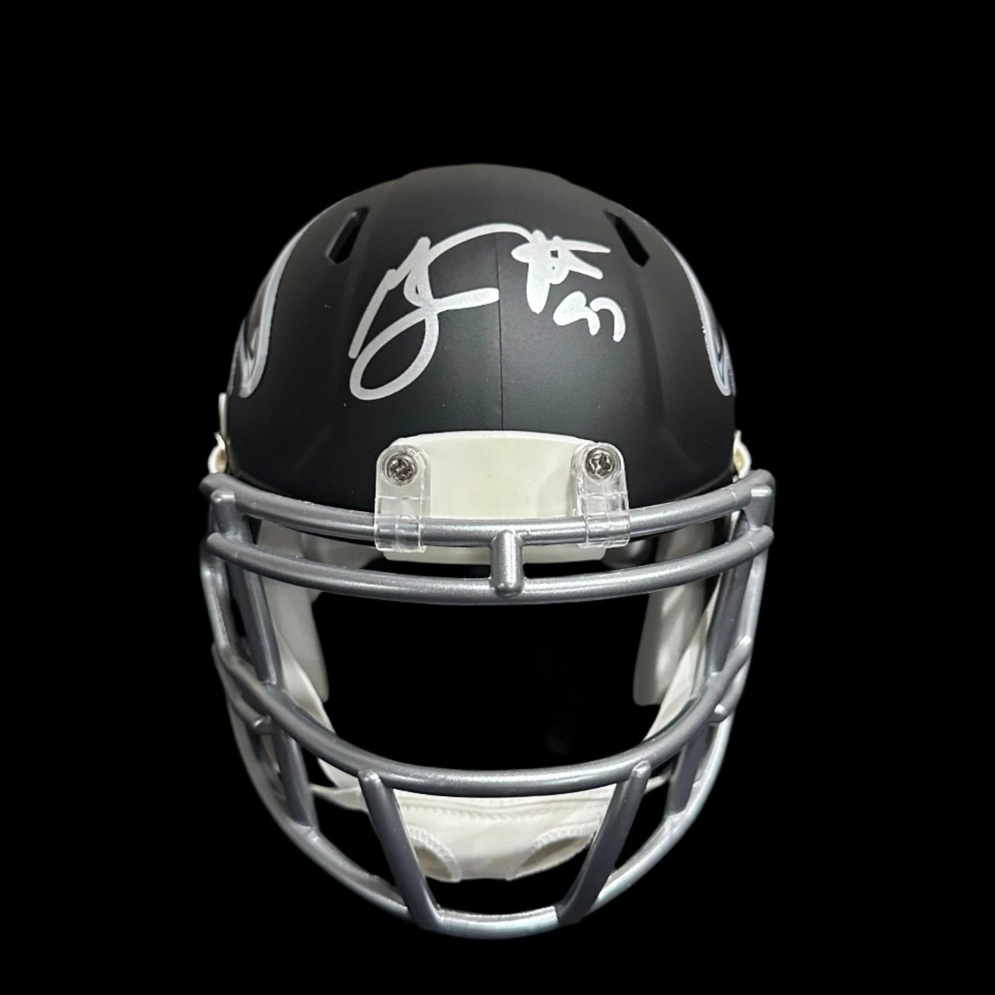 Grady Jarrett Signed Falcons Speed Mini Helmet BAS Auth