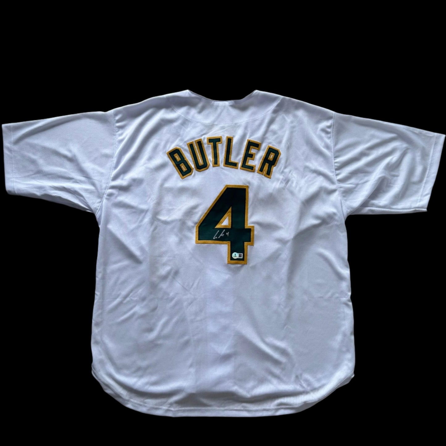 Lawrence Butler Autographed Signed Athletics White Custom Jersey BAS Auth