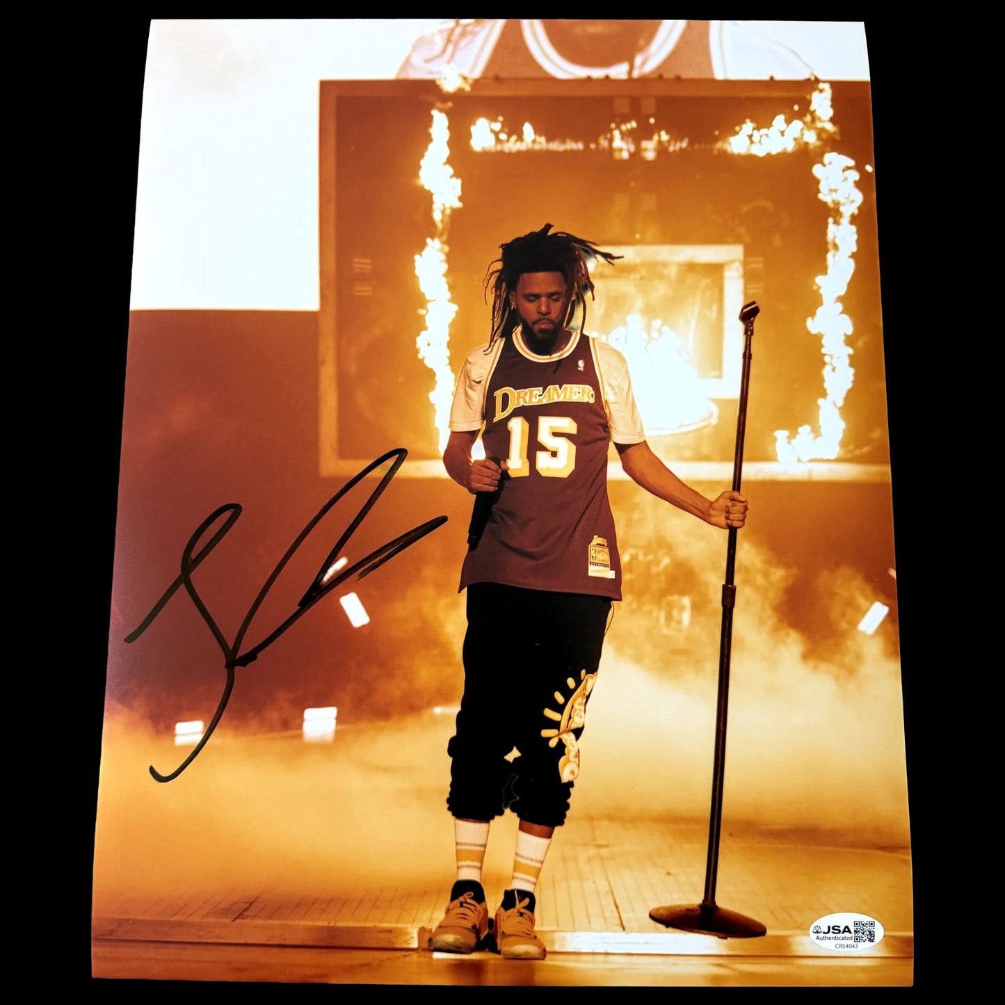 J. Cole Signed Autographed 11x14 Photo JSA Auth #4