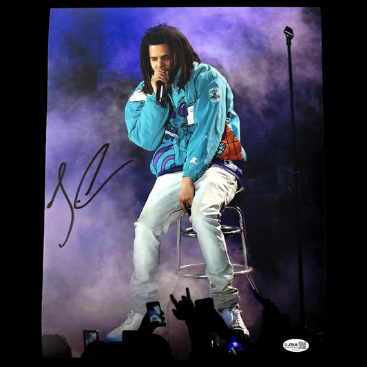 J. Cole Signed Autographed 11x14 Photo JSA Auth #5