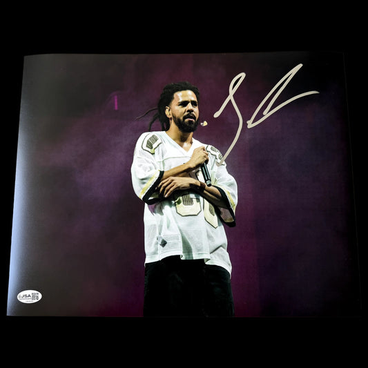 J. Cole Signed Autographed 11x14 Photo JSA Auth