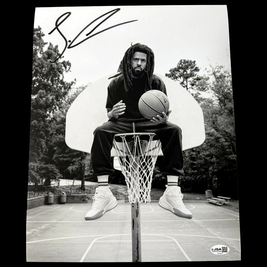 J. Cole Signed Autographed 8x10 Photo JSA Auth