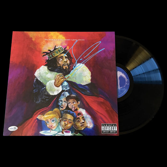 J. Cole Signed Autographed KOD Vinyl JSA Auth