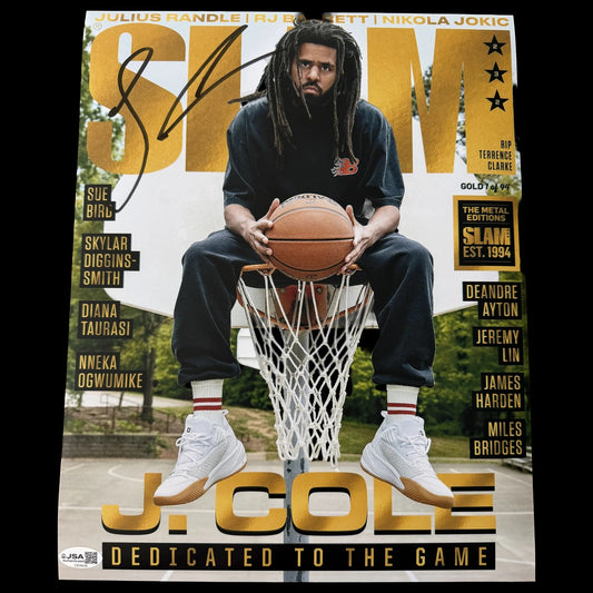 J. Cole Signed Autographed 11x14 SLAM Photo JSA Auth