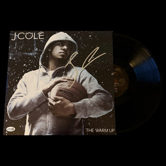 J. Cole Signed Autographed The Warm Up Vinyl JSA Auth