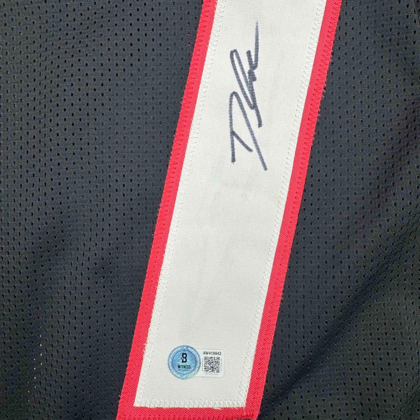 Autographed/Signed D'Andre Swift Georgia Black College Football Jersey Beckett BAS COA