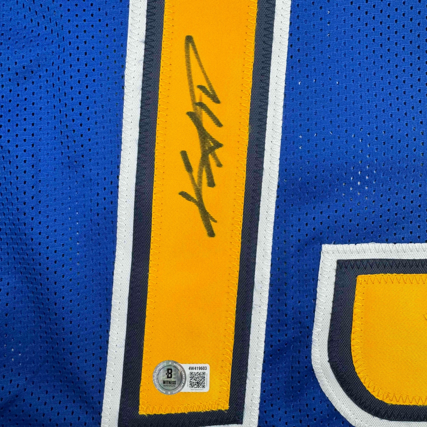 Autographed/Signed Keenan Allen Los Angeles LA Color Rush Blue Football Jersey Beckett BAS COA