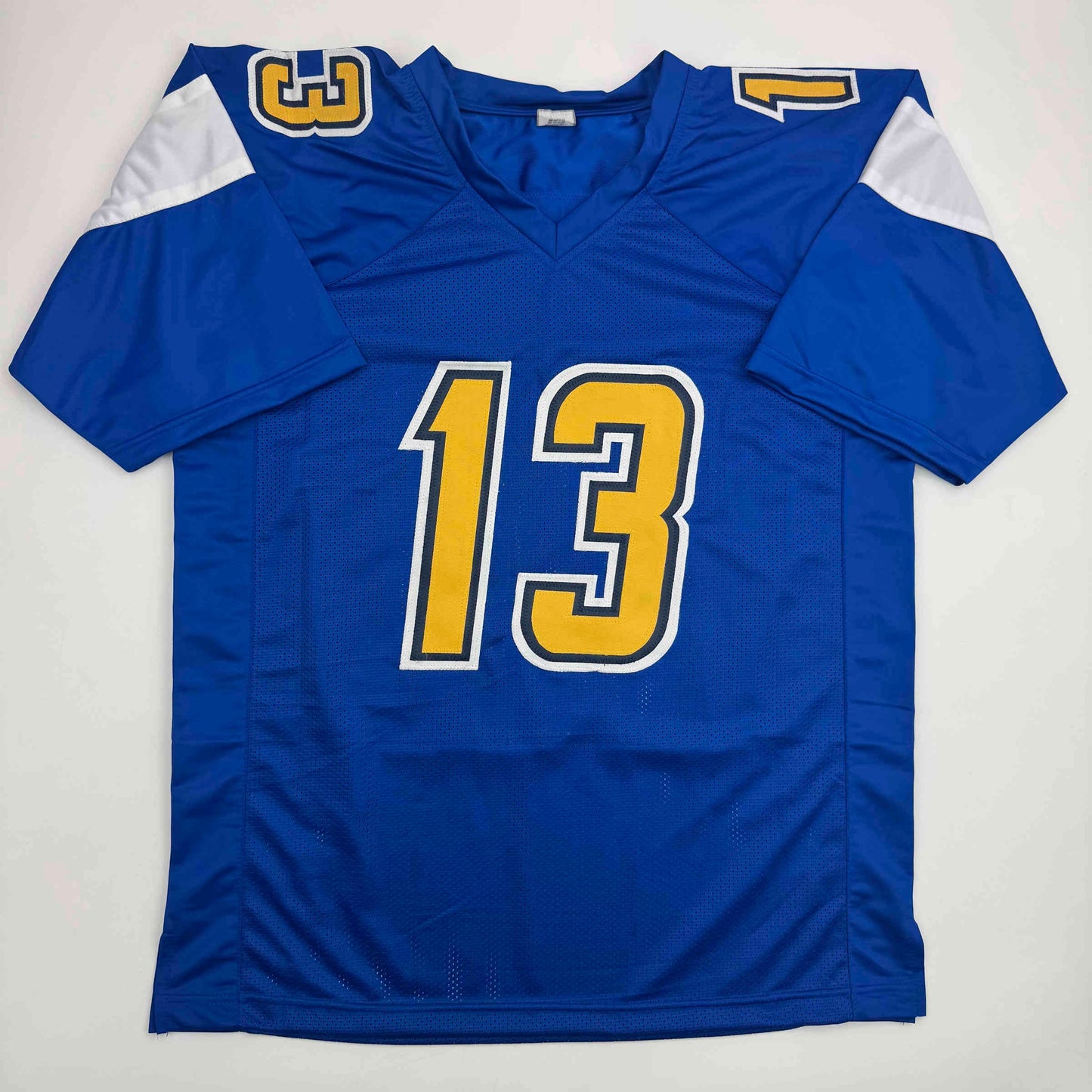Autographed/Signed Keenan Allen Los Angeles LA Color Rush Blue Football Jersey Beckett BAS COA