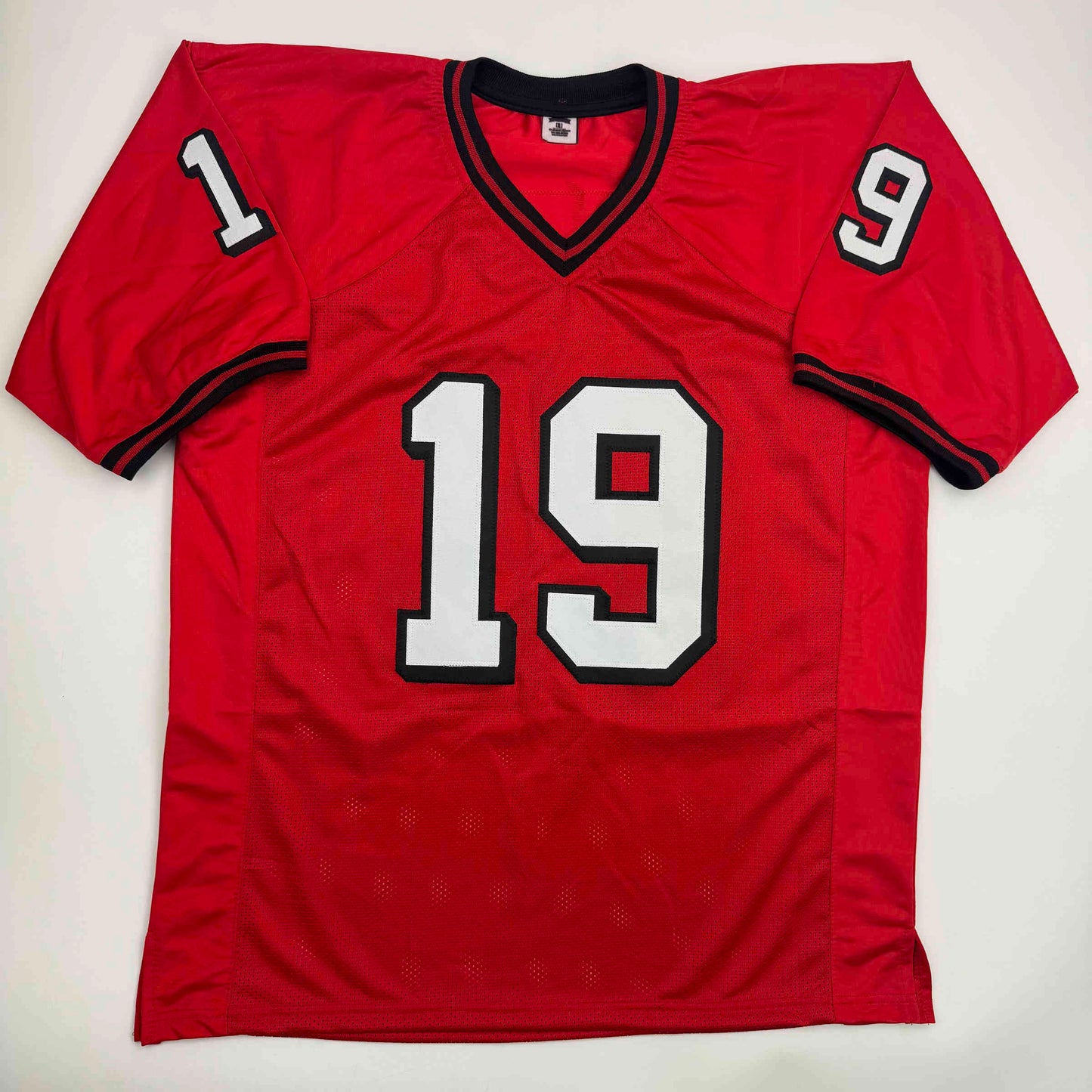 Autographed/Signed Hines Ward Georgia Red College Football Jersey Beckett BAS COA