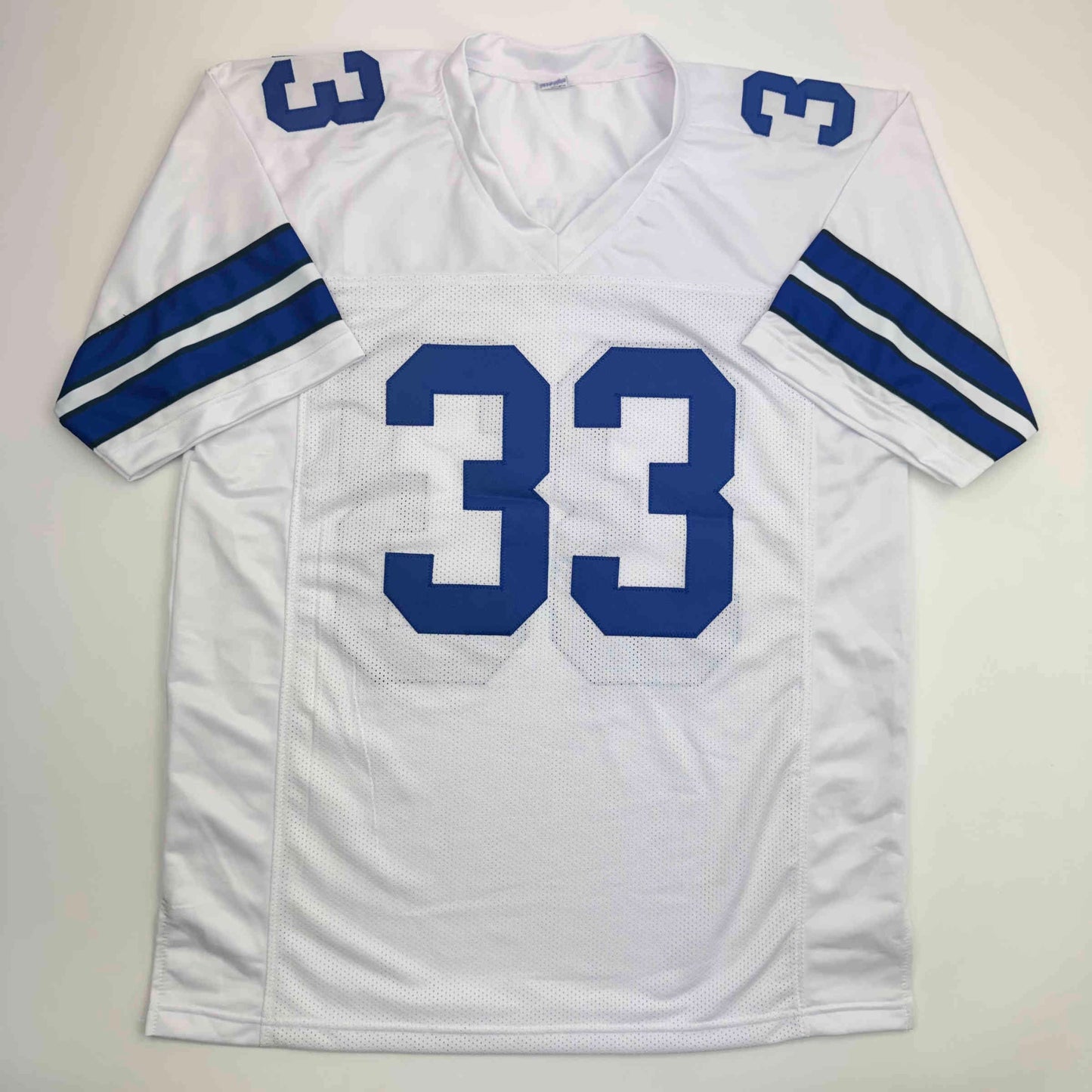 Autographed/Signed Javonte Williams Dallas White Football Jersey Beckett BAS COA