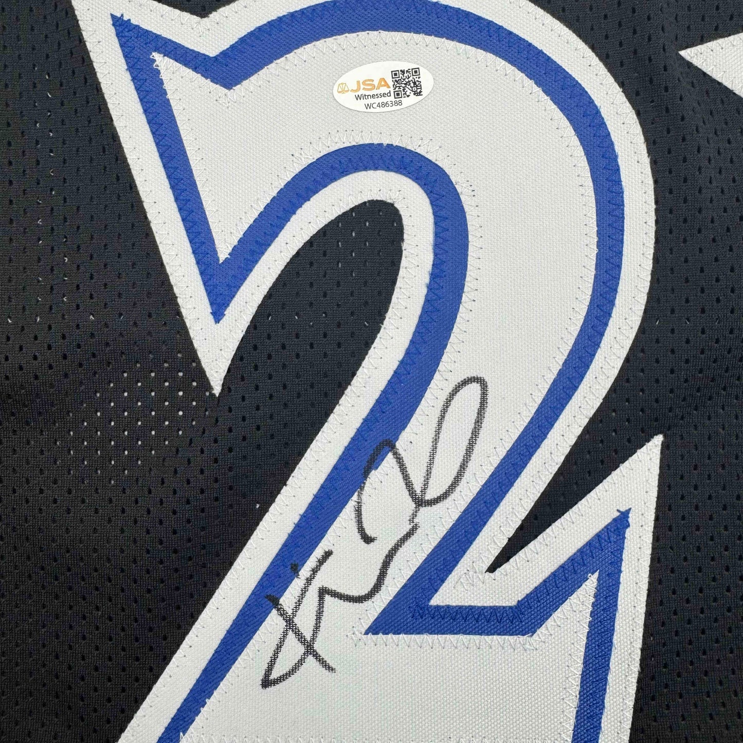 Autographed/Signed Kevin Garnett Minnesota Black Basketball Jersey Beckett BAS COA