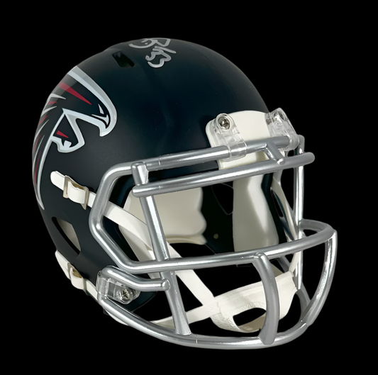 Michael Turner Atlanta Falcons Signed Speed Mini Helmet BAS Aut